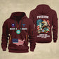 Coast Guard Rating - Freedom Honor Our American Heroes – Personalized Multicolor Zip Hoodie | Custom Military Branch | 250th Anniversary | 4th of July - 17699904