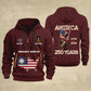 Navy Rating - Personalized America 250 Years Zip Hoodie Multicolor, Custom U.S. Soldier Branch Hoodie, Happy Independence Day, 4th Of July Zip Hoodie - 1769040002