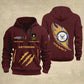 Navy Badge - Personalized US Soldier/ Veteran With Name And Rank Zip Hoodie Multicolor - 17361216