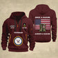 Navy Badge - Personalized US Soldier/ Veteran With Name And Rank Zip Hoodie Multicolor - 17044128