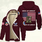 Air Force Command - Personalized US Soldier/ Veteran With Name And Rank Hoodie Zip Velvet Coat - 17362944