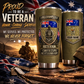 Personalized Australia Veteran/ Soldier With Name & Rank Camo Tumbler - 17727552