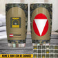 Personalized Austrian Veteran/Soldier With Rank And Name Camo Tumbler All Over Printed - 3004230003