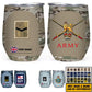 Personalized United Kingdom Veteran/ Soldier With Rank And Name Camo Tumbler All Over Printed - 17068320