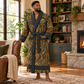 Personalized Arborist Bathrobe - Art Deco Craft lifestyle view