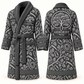 Personalized Arborist Bathrobe slate front and back