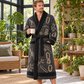 Personalized Arborist Bathrobe - Blueprint Workshop lifestyle view