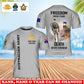 Personalized Australia Soldier/Veteran Camo with Rank, Name and Year T-Shirt All Over Printed - 17733600