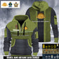 Personalized Australia Soldier/ Veteran With Rank And Name 3D Half-zip Hoodie - 17693856