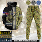 Personalized Australia Soldier/Veteran Camo with Rank And Name Combo Zip Hoodie + Jogger - 17616960