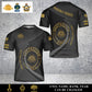 Personalized Australia Soldier/Veteran Camo with Name, Year and Rank T-Shirt All Over Printed - 17453664