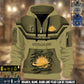 Personalized Australia Soldier/ Veteran With Rank And Name 3D Half-zip Hoodie - 17504640