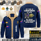 Personalized Australia Soldier/ Veteran With Name And Rank Cargo Fleece Jacket - 17645472