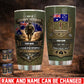 Personalized Australia Veteran/ Soldier With Rank And Name Camo Tumbler - 17731872