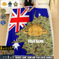 Personalized Australia Soldier/ Veteran With Rank And  Name Fleece Blanket 3D Printed - 17607456