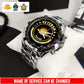 Personalized Name Australia Soldier/Veterans Men Quartz Wristwatch - 17683488