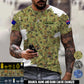 Personalized Australia Soldier/Veteran Camo with Name and Rank T-Shirt All Over Printed - 17665344