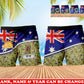 Personalized Australia Soldier/Veteran Camo with Rank, Name & Year Short All Over Printed - 17740512