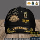 Personalized Name Year & Rank Australia Soldier/Veterans Baseball Cap - 1759968004