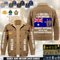 Personalized Australia Soldier/ Veteran With Name And Rank Cargo Fleece Jacket - 1765843200