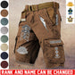 Personalized Australia Soldier/ Veteran With Rank And Name Demin Shorts Multicolor - 17686944