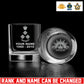 Personalized Australia Soldier/ Veteran With Rank And Name Whiskey Glass - 17696448
