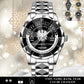 Personalized Austria Soldier/Veteran with Name, Year and Rank Diamond-Cut Bezel Watch - 17650656