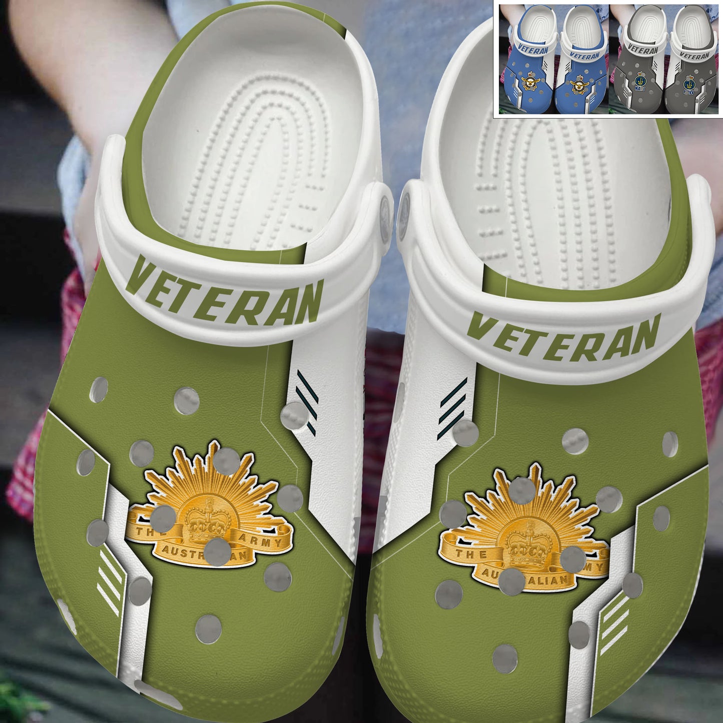 Australia Soldier/Veteran Clogs All Over Printed - 17407008