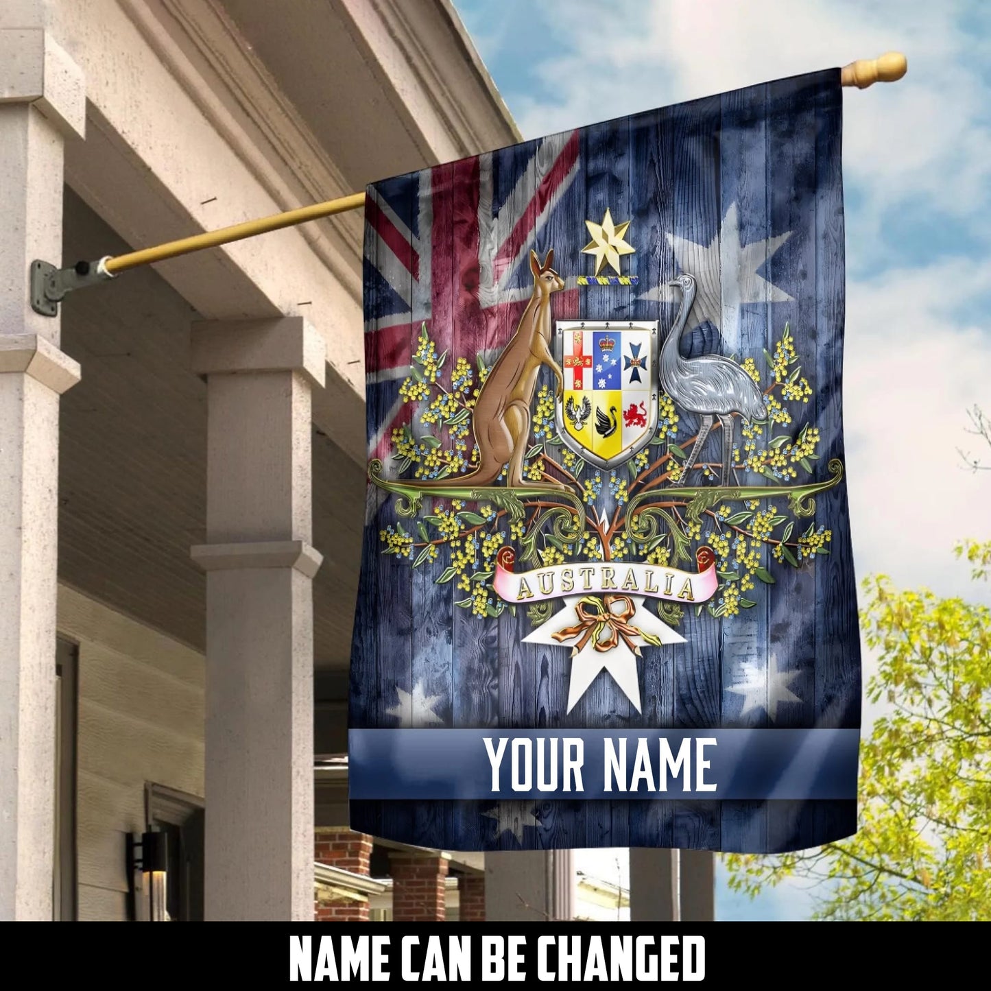 Australian Veteran Flag – Customizable Name - 1757462402