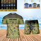 Personalized Australia Soldier/ Veteran Camo With Name And Rank Combo T-Shirt + Short 3D Printed  - 17022528