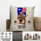 Personalisiertes Kissen für australische Soldaten/Veteranen mit Namen, Jahr und Rang, 3D-Druck – 03072401UT