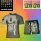 Personalized Australia Soldier/ Veteran Camo With Rank Combo T-Shirt + Short 3D Printed  - 17129664