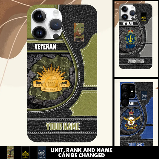 Personalized Australia Soldier/Veterans With Rank And Name Phone Case Printed - 17404416