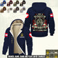 Personalized Austria Soldier/ Veteran With Name And Rank Hoodie Zip Velvet Coat - 17552160