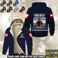 Personalized Austria Soldier/ Veteran With Name And Rank Hoodie Zip Velvet Coat - 17559936