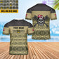Personalized Austrian Soldier/ Veteran Camo With Name And Rank T-shirt 3D Printed - 17067456