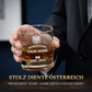 Personalized Austria Soldier/ Veteran With Rank, Name and Year Whiskey Glass - 17718048