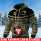 Personalized Austria Soldier/ Veteran With Rank And Name 3D Waffle Hoodie - 17695584