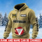 Personalized Austria Soldier/ Veteran With Rank And Name 3D Waffle Hoodie - 17694720