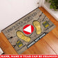 Personalized Austria Soldier/ Veteran Camo With Rank, Name and Year Doormat 3D Printed - 17747424