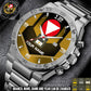 Personalized Austria Soldier/ Veteran With Name And Rank Gentleman Stainless Steel Watch - 17485632