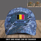 Casquette de baseball camouflage personnalisée pour soldat/vétéran belge - 16841952 - D04