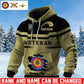 Personalized Belgium Soldier/ Veteran With Rank And Name 3D Waffle Hoodie - 17695584
