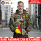 Personalized Belgium Soldier/Veteran Camo with Name and Rank Hoodie Sweater All Over Printed - 1762905607
