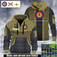 Personalized Belgium Soldier/ Veteran With Rank And Name 3D Half-zip Hoodie - 17693856