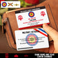Personalized Belgium Soldier/ Veteran With Rank, Name And Year Aluminum Wallet Card - 17471808
