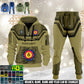 Belgian 3D Half Zip Hoodie + Jogger Combo – Personalized with Name & Rank - 17504640