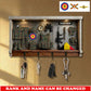Personalized Belgium Veteran/ Soldier With Rank and Name Wooden Key Holder All Over Printed - 1775779201