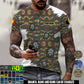 Personalized Belgium Soldier/Veteran Camo with Name and Rank T-Shirt All Over Printed - 17665344