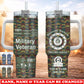 Personalized Belgium Veteran/ Soldier With Rank, Year And Name Camo Tumbler - 17745696